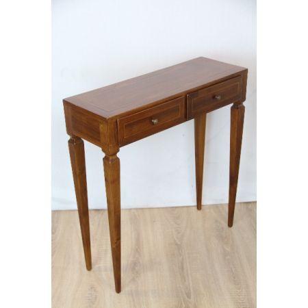 Halltable Sidetable Mahagoni Massivholz mit Intarsien
