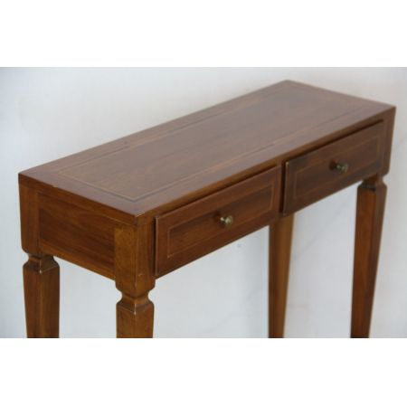 Halltable Sidetable Mahagoni Massivholz mit Intarsien