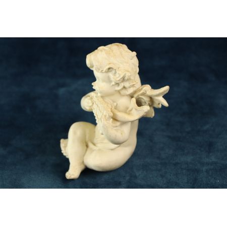 Engel weiß mit Panflöte