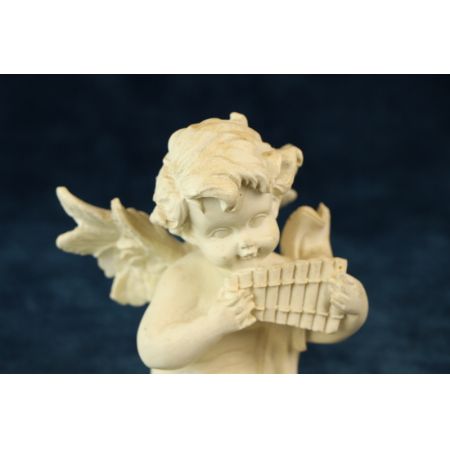 Engel weiß mit Panflöte