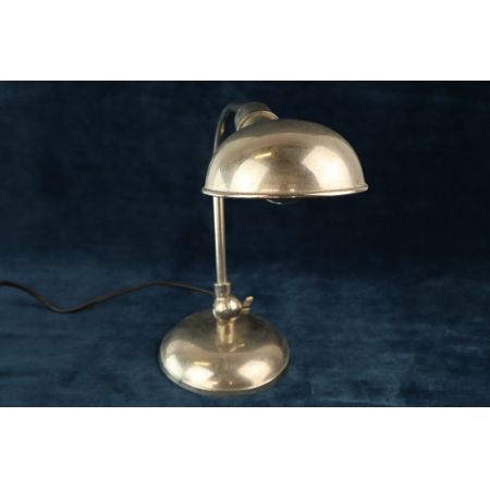 Schreibtischlampe Silber Bauhaus  Art Deco