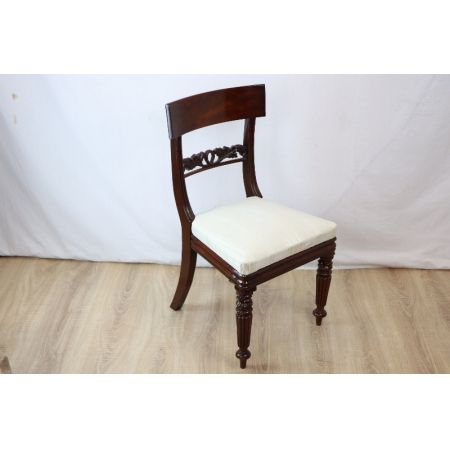 Victorian pair single chair Paar Stühle 1860 England