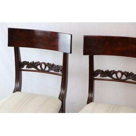 Victorian pair single chair Paar Stühle 1860 England