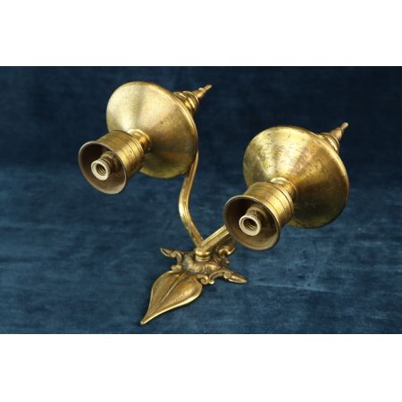 Wandlampe Aufhängung Gold Bronce France Antik 