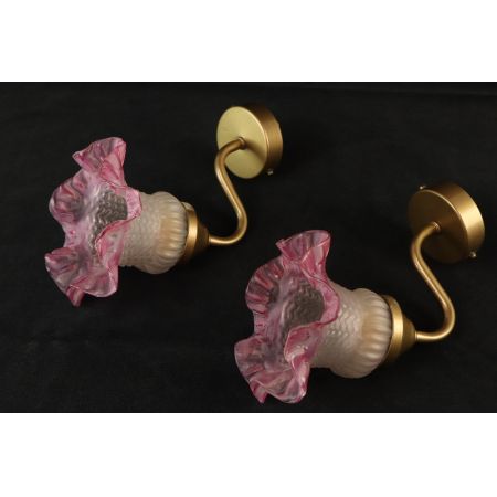 Wandlampe  Paar Frankreich Tulpen