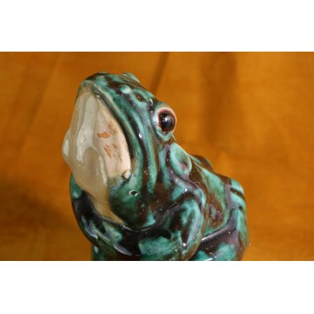Vintage Figur Frosch aus Keramik