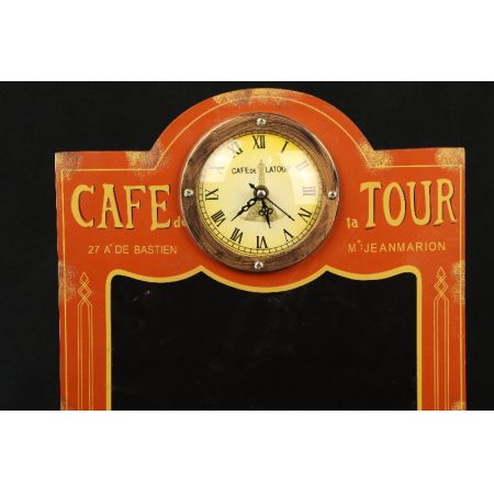 Pubsign Tafel Französich mit Uhr