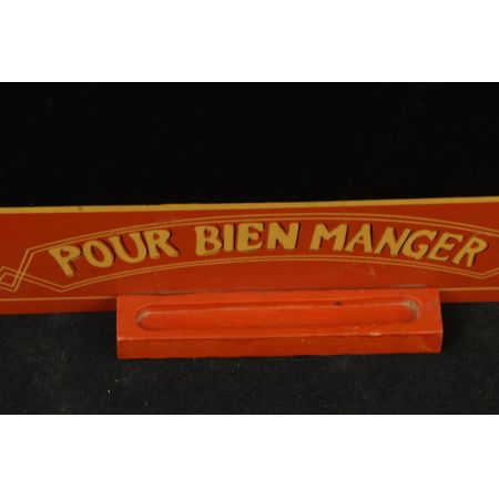 Pubsign Tafel Französich mit Uhr