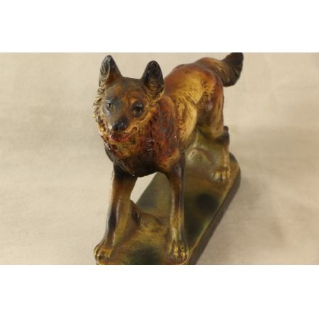 Schäferhund Figur Statur Frankreich Original
