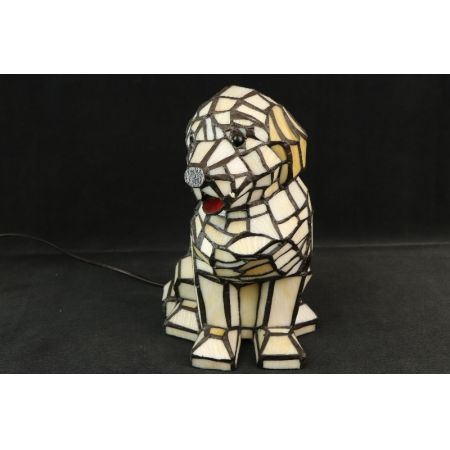 Tiffany Tischlampe Hund