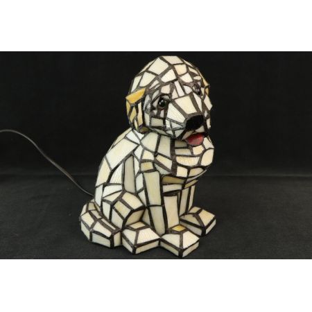 Tiffany Tischlampe Hund