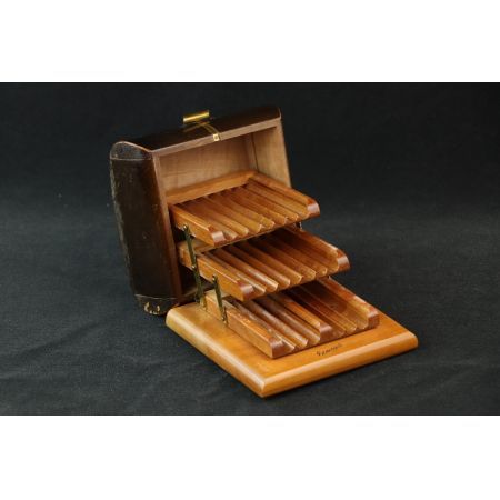 Zigarettenhalter  Art Deco Holz Antik