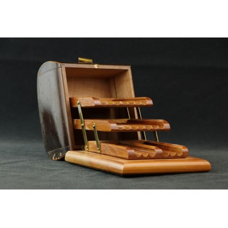 Zigarettenhalter  Art Deco Holz Antik