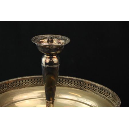 Schale mit Kerzenhalter  Plated Centerpiece