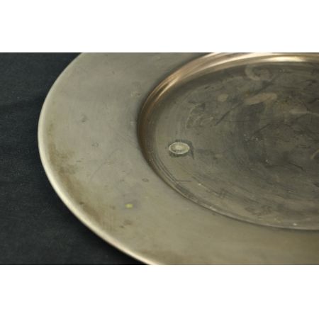 Tablett Silber Rund  -art Deco England