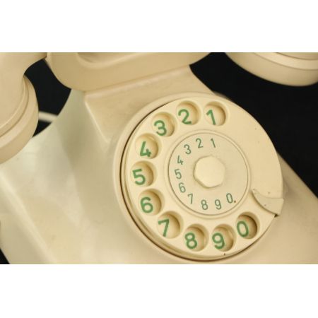 Telefon Vintage mit Drehscheibe Antik