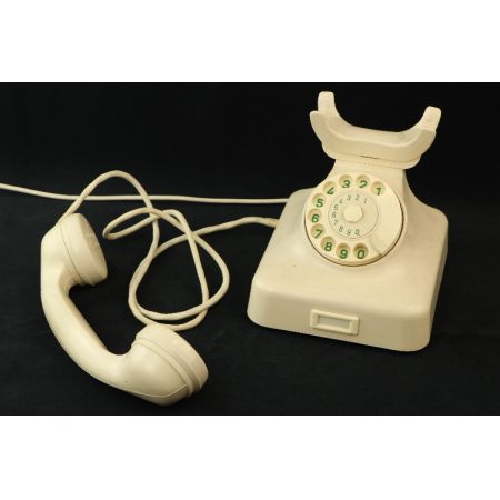 Telefon Vintage mit Drehscheibe Antik