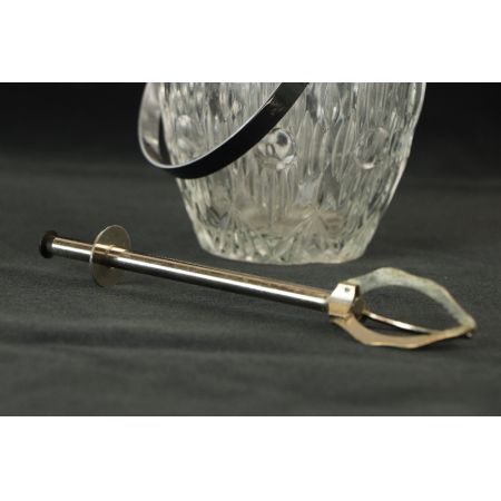 Glasbehälter  Sugarbowl mit Greifer Plated