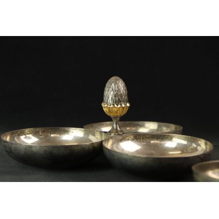 Ablageschalen mit Tannenzapfen Plated