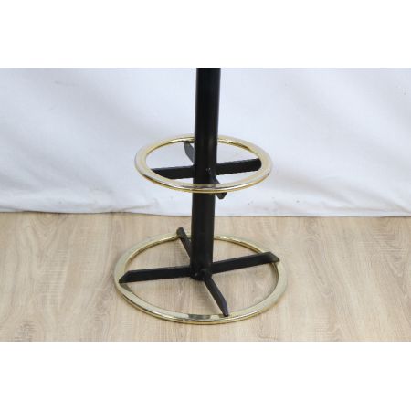 3er Satz Barhocker Schwarz Gold passend zur Bar