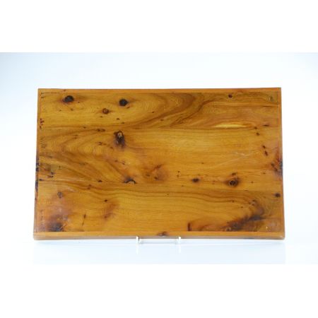 Antikes Holztablett mit Ornament, Intarsien