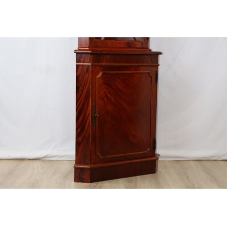 Eckschrank  Mahagoni  England Regency Verglasung
