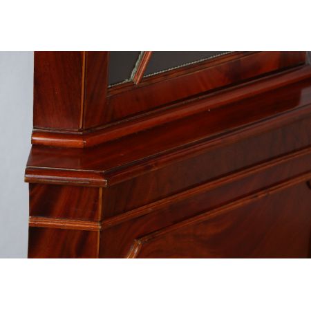 Eckschrank  Mahagoni  England Regency Verglasung