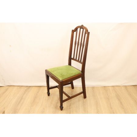 Stuhl  5 Set   Mahagoni Edwardian mit Stoffsitzen