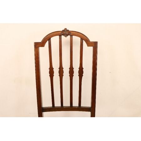 Stuhl  5 Set   Mahagoni Edwardian mit Stoffsitzen