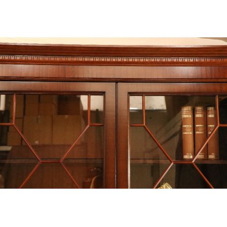 Eleganter Regency Breakfront Bookcase/ Vitrinenschrank