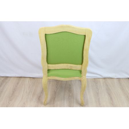 Armlehnstuhl im Victorian Style – Grüner Polsterstuhl mit klassischem Charakter