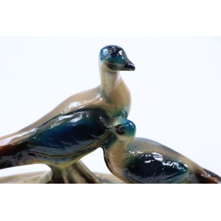 Antike Keramik "Fasane" Figur