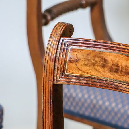 Regency Rope Back Chairs
