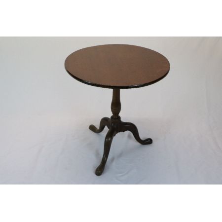 Original viktorianischer Tripot Table, runder Beistelltisch, antik, Massivholz, aus England