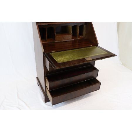 Aufsatzsekretär Mahagoni Bureau Bookcas England