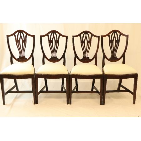 6er Satz Esszimmerstühle Massv mahagoni georgian style