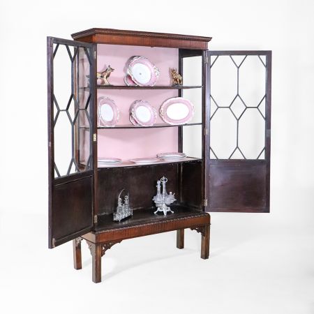 Mahogany Display Cabinet