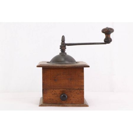 Antike Kaffeemühle aus Frankreich, ca. 19. Jhr.