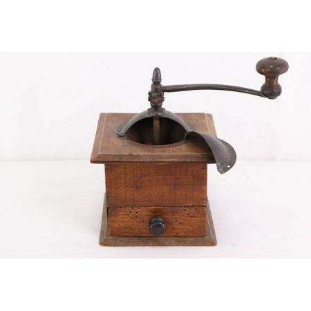 Antike Kaffeemühle aus Frankreich, ca. 19. Jhr.