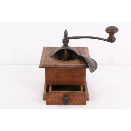 Antike Kaffeemühle aus Frankreich, ca. 19. Jhr.