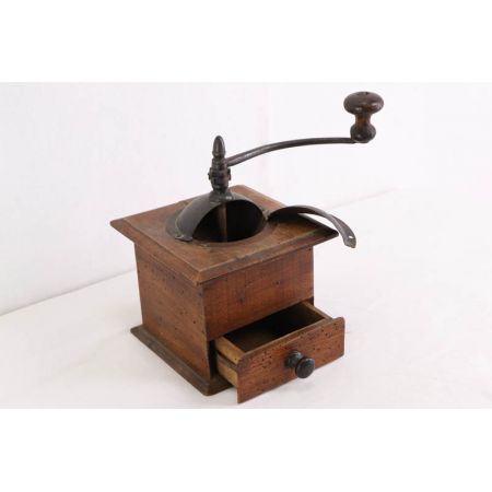 Antike Kaffeemühle aus Frankreich, ca. 19. Jhr.