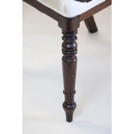 Scroll Arm chair Mahagoni Armlehnstuhl viktorianisch