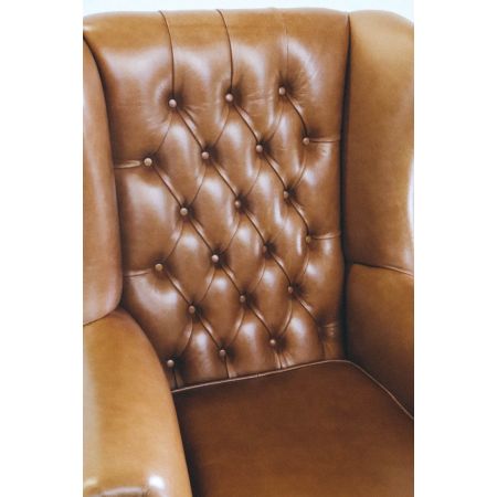 Chesterfield Drehstuhl Roll Arm