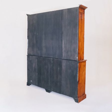 Georgian Antik Style Breakfront, Bücherregal mit Glasfront, Vitrinenschrank, Büroschrank