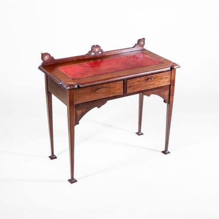 Art Nouveau Schreibtisch, Französicher Jugendstil Konsolentisch, kleiner antiker Schreibtisch