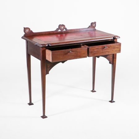 Art Nouveau Schreibtisch, Französicher Jugendstil Konsolentisch, kleiner antiker Schreibtisch