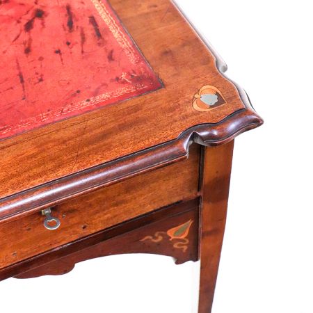 Art Nouveau Schreibtisch, Französicher Jugendstil Konsolentisch, kleiner antiker Schreibtisch