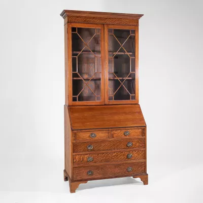 Late Victorian Bureau Bookcase