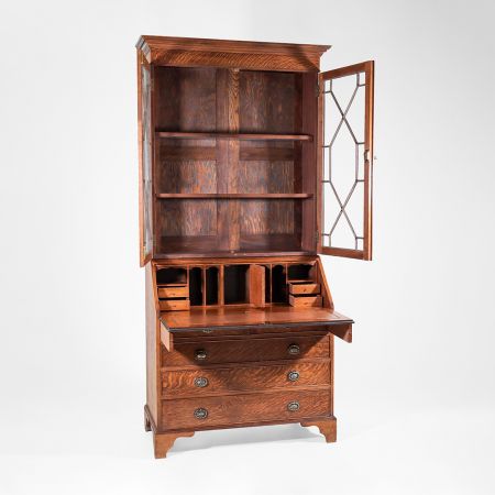 Late Victorian Bureau Bookcase