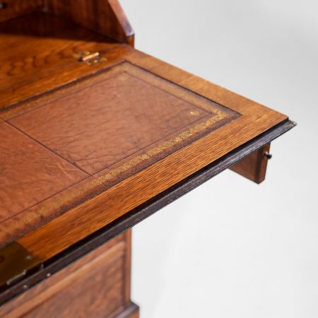 Late Victorian Bureau Bookcase